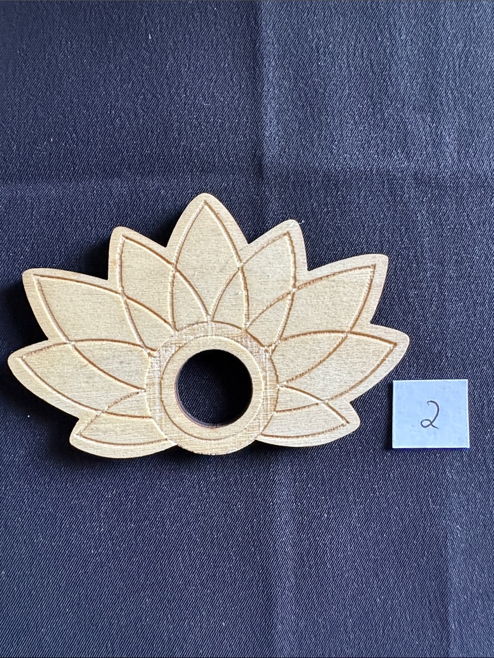 Wooden NWOT sphere holder. Choice of multiple shapes. Up to appx. 3” width - Picture 8 of 9